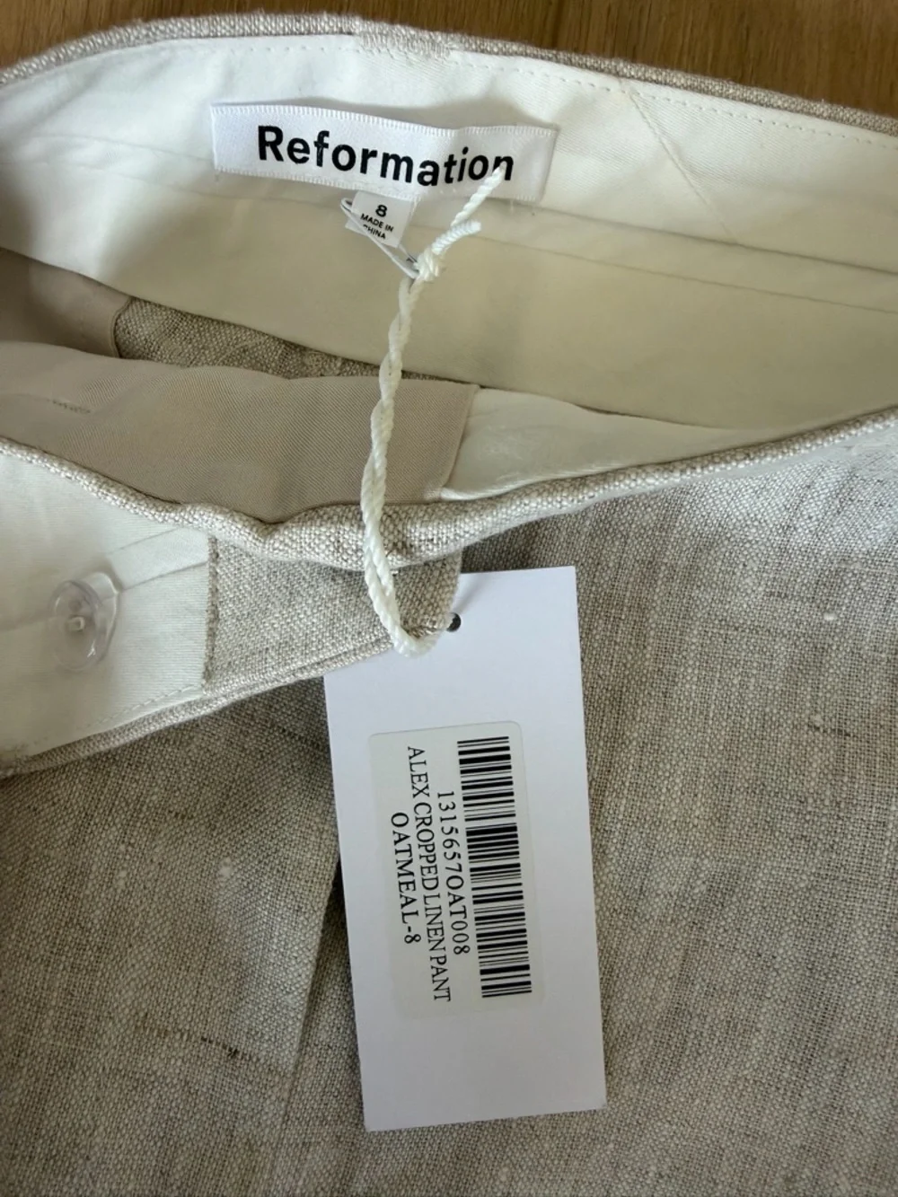 Reformation Alex Linen pants